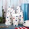 50Pcs Patriotic Disposable Coffee Cup with Lid 16Oz Red Blue Star 4th of July To Go Paper Cup Independence Day Drinking Cup for Party